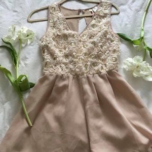 Flower mini dress